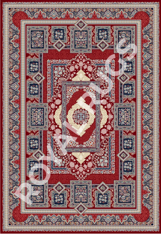 Persian, Kashan Area Rugs 1200 Reeds High Quality Carpe #5511A