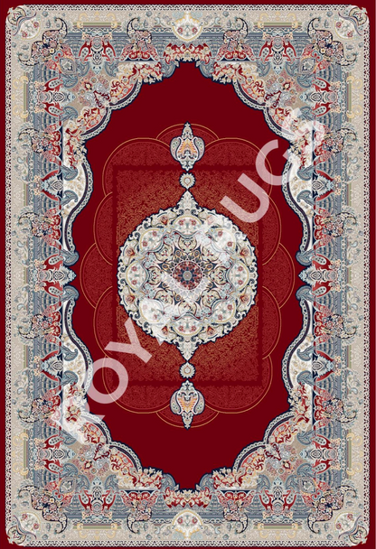 Persian, Kashan Area Rugs 1200 Reeds High Quality Carpet #5518