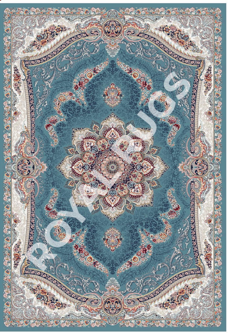 Persian, Kashan Area Rugs 1200 Reeds High Quality Carpet #5507