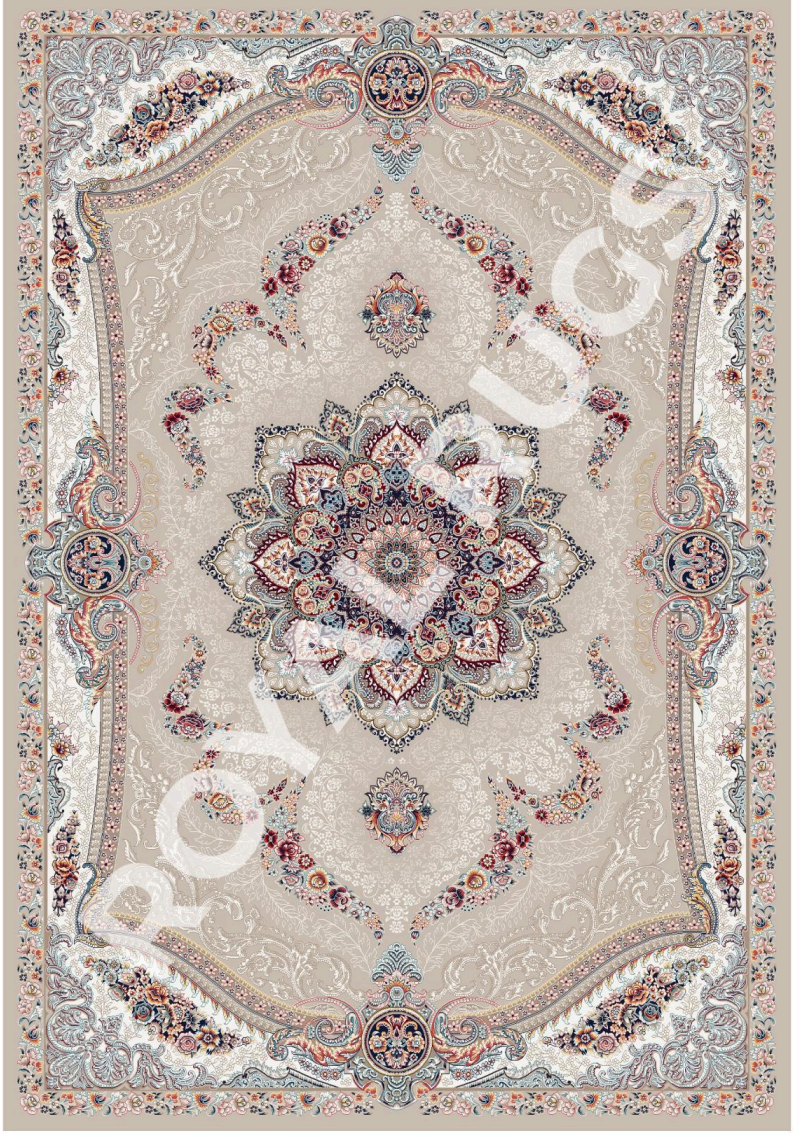 Persian, Kashan Area Rugs 1200 Reeds High Quality Carpet #5507